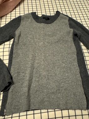 J. Crew Two-Tone Gray Crewneck Sweater